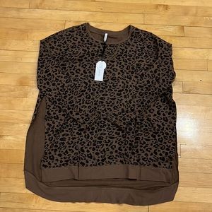 Z Supply Adorable Leopard Print Tunic NWT